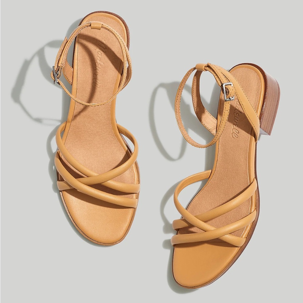 Madewell The Gena Ankle-Strap Sandal sz 7 NK039